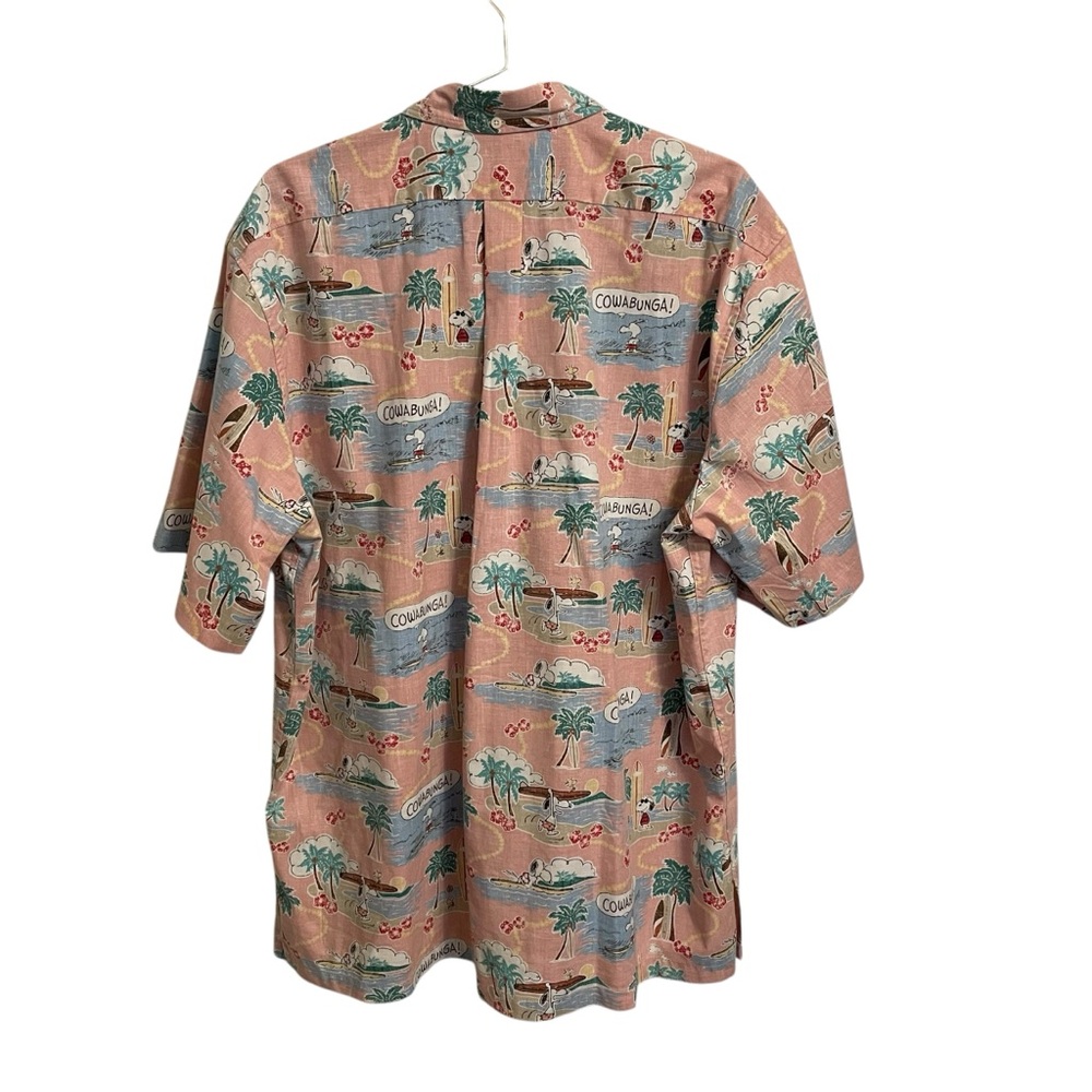 Peanuts X Reyn Spooner Cotton Classic Button-Down Shirt Size 2XL - Picture 5 of 8